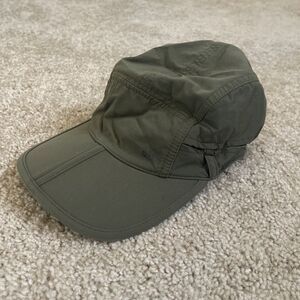 REI Co-op Green  Screeline Hat Cap Hiking Outdoor Foldable Moisture-Wicking